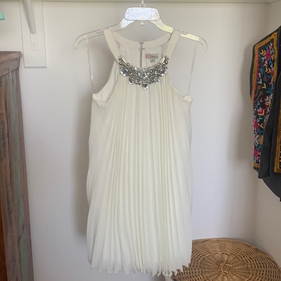 Vintage Dresses & Skirts - Vintage beautiful mini dress halter top 3 juniors preowned